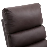 Power Lift Recliner Massage Chair with Heat & Vibration, Heavy Duty Safety Motion, Side Pockets, Remote Control, 73x91x109 cm, Brown(m-8)