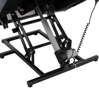 Electric Recliner Armchair with Heating Massage Points, USB Ports, Side Pockets, Executive Power Lift Massage Chair, 92x94x105 cm, Light Grey-Blue(m-8)