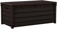 Keter Baule da Giardino Brightwood, 454L, Effetto Legno, Marrone, 145x69,7x60,3H cm(m-1)