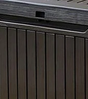 Keter Baule da Giardino Springwood, 305L, Effetto Legno, Marrone, 123x53,5x57H cm(m-5)