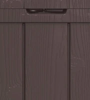 Keter Baule da Giardino Sherwood, 270L, Effetto Legno, Marrone, 117x45x58H cm(m-5)