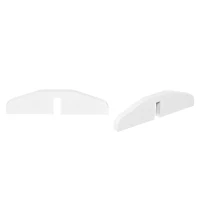 PawHut Lot de 2 barrières de sécurité barrière modulable pliable pour animaux de compagnie pied de support 154,5 x 61 cm blanc(m-8)