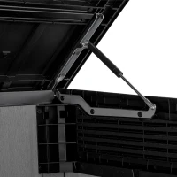 Keter Porta Attrezzi da Giardino Grande Store, 2020L, Effetto Legno Spazzolato, Grigio, 190,5x109,3x132,5H cm(m-7)