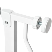 PawHut Lot de 2 barrières de sécurité barrière pour animal domestique longueur réglable escaliers couloirs portes sans perçage(m-8)