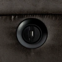 Large Power Lift Recliner Massage Chair with Heat, Heavy Duty Electric Reclining Chair with USB Port and Side Pockets, 104x106x102 cm, Grey(m-10)