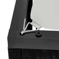 Outsunny Pergola rétractable 3L x 3l x 2H m toit coulissant toile polyester haute densité anti-UV structure métal époxy anticorrosion résine tressée PP gris et crème(m-9)