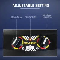 HOMCOM Cască de Uscat Părul cu Înălțime Reglabilă, Cască pentru Păr cu Timer și Roți Pivotante, 65x65x115-165 cm, Negru(m-6)