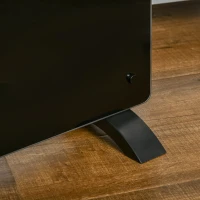 HOMCOM Aquecedor Elétrico 1000W/2000W Aquecedor por Convecção de Parede com Ecrã LED Termostato Regulável 78x24x52 cm Preto(m-9)