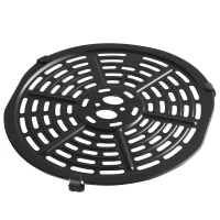 HOMCOM Fritadeira sem Óleo 4L Fritadeira de Ar Quente 1300W com 12 Programas Tela LED Tátil Temperatura Ajustável Temporizador e Cesta Antiaderente 34,2x25,6x31,8cm Preto(m-9)