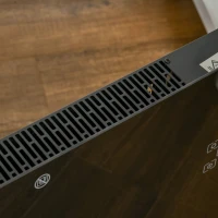 HOMCOM Aquecedor Elétrico 1000W/2000W Aquecedor por Convecção de Parede com Ecrã LED Termostato Regulável 78x24x52 cm Preto(m-8)