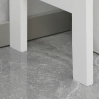 kleankin Prateleiras sobre Sanita Prateleiras de Armazenamento para Casa de Banho Lavanderia Anti-Tombo 63,5x28x156,2cm Branco(m-7)