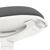 HOMCOM Wipkruk, Ergonomisch, Hoogte Verstelbaar, Tot 120 kg, 42,5x35,5x56,5-71,5cm, Grijs(m-9)