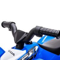 AIYAPLAY Honda Licensed Kids Electric Quad Bike, 6V ATV Ride On for Ages 1.5-3 Years, Blue(m-9)