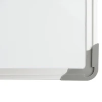 HOMCOM Pizarra Magnética con PIzarra de Pared Incluye 4 Rotuladores Borrador y 10 Imanes 60x45x1,8 cm Blanco(m-7)