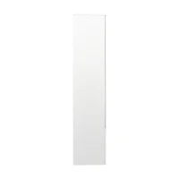 Vitrine lumineuse LED multifonctionnelle, 16 couleurs, avec 2 portes, 5 étagères en verre, interface USB, salon et bureau, 59,5x35x182 cm, Blanc(m-6)