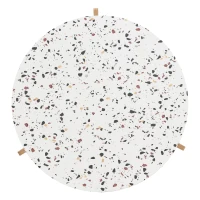 Table basse multifonctionnelle imbriquée moderne, artistique, 70x70x35 cm + 50x50x45,5 cm, couleur Naturelle(m-6)