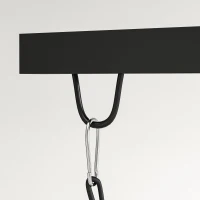 SPORTNOW Suport pentru Sac de Box Reglabil pe Înălțime cu 6 Bare de Întărire, 160x145x175-220 cm, Negru(m-7)