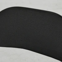 Homcom Set 4 Scaune Pliabile Negru – Perne Poliester, Design Modern(m-7)