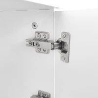 Moderner LED-Couchtisch mit Marmoroptik, App-Steuerung und viel Stauraum, weiß(m-11)