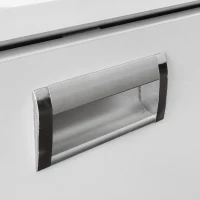 Moderner LED-Couchtisch mit Hochglanzfinish, App-gesteuerter Beleuchtung und verstecktem Stauraum, weiß(m-9)