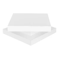 Table Basse Moderne avec Plateau Tournant à 360° et Éclairage LED à 16 Couleurs, 70x70x36 cm, Blanc(m-8)