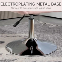 HOMCOM Swivel Linen Fabric Accent Chair for Living Room Contemporary Vanity Armchair with Adjustable Height Thick Cushion Lumbar Support Armrest for Bedroom Office Pink(m-7)