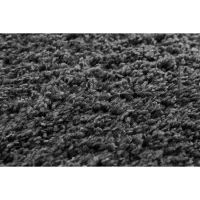 HOMCOM Hochflor Teppich Anthrazit 170 x 120 x 4 cm(m-3)