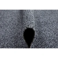 HOMCOM Fußmatte aus Baumwolle waschbar Dunkelgrau 120 x 80 x 0,45 cm(m-5)