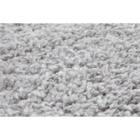 HOMCOM Hochflor Teppich Grau 170 x 120 x 4 cm(m-3)