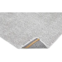 HOMCOM Hochflor Teppich Grau 230 x 160 x 4 cm(m-6)