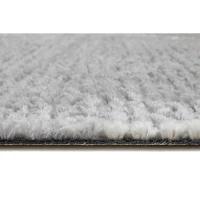 HOMCOM Hochflorteppich mit Fransen Hell-Grau 170 x 120 x 2,1 cm(m-4)