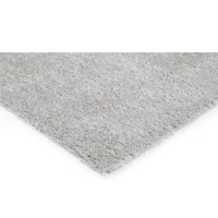 HOMCOM Hochflor Teppich Grau 150 x 80 x 4 cm(m-5)