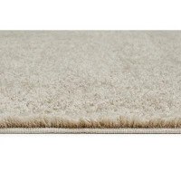 HOMCOM Hochflor Teppich Beige 110 x 60 x 4 cm(m-4)