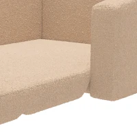 AIYAPLAY 2 in 1 Kids Armchair, Foldable Recliner for 1.5-3 Years Old, Khaki(m-8)