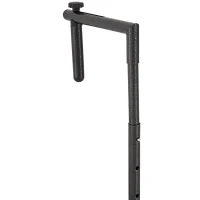 Outsunny Balkonhängetisch Hängetisch halbrund klappbar Rattan-Optik höhenverstellbar Balkon Braun 60 x 39 x 73–83,5cm(m-7)