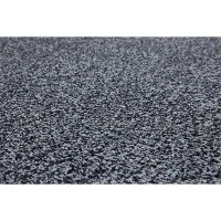 HOMCOM Fußmatte aus Baumwolle waschbar Dunkelgrau 150 x 50 x 0,45 cm(m-3)