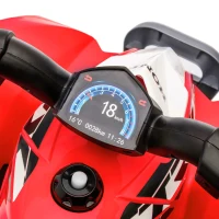 AIYAPLAY Honda Licensed Kids Electric Quad Bike, 6V ATV Ride On for Ages 1.5-3 Years, Red(m-9)
