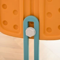 HOMCOM Tobogan pentru Copii cu Leagăn, Coș și Inele de Fotbal, Joc pentru Copii, 210x186x133 cm, Albastru(m-8)