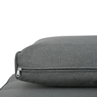 Salon de Jardin Moderne en Fer Zingué et Corde avec Coussins, Composé d'un Canapé Double, Deux Fauteuils et une Table WPC, Pieds Réglables, Blanc+gris(m-6)