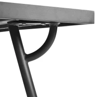 Ensemble Repas Jardin en PE-Rattan et Fer Zingué, 5 Pièces : 4 Chaises avec Coussins Inclus et 1 Table , Table avec Plateau en WPC, Gris(m-8)