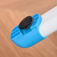 HOMCOM Conjunto de Secretária e Cadeira para Crianças com Altura Ajustável Lâmpada LED 80x49,5x80-105 cm e 36x34x60-73 cm Azul(m-9)