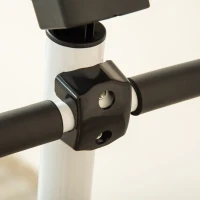 HOMCOM Stepper Fitness z monitorem LCD, antypoślizgowe pedały, Stal i ABS, 55x44x108 cm, Zielony+Czarny(m-8)