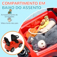 AIYAPLAY Carro Andador 3 em 1 com Licença Bentley Bentayga Carro Andador para Bebés com Guiador e Capô Desmontáveis Vermelho(m-7)