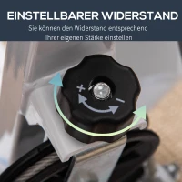 HOMCOM Stepper do ćwiczeń fitness, monitor LCD, antypoślizgowe pedały, stal i ABS, 55x44x108 cm, do 100 kg(m-6)