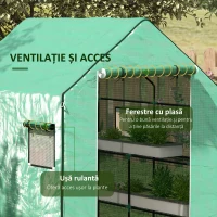 Outsunny Husa de Rezerva pentru Sera Tunel Verde(m-6)