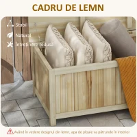 Outsunny Cutie de depozitare 172 de litri pentru exterior(m-6)