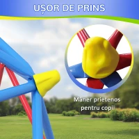 Outsunny Cadru Catarat Jungle Gym 6 ft din Otel Rezistent la Rugina(m-6)