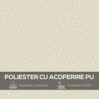 Outsunny Copertina de rezerva pentru pergola 2,5 x 3(m), Bej(m-4)