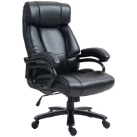 Vinsetto Scaun de birou cu masaj cu vibratii si incalzire, negru(m-10)