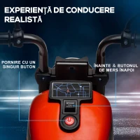 Homcom Motocicleta Electrica 18–36 Luni – Far & Roti Suplimentare(m-4)